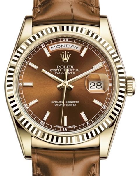 Rolex Day-Date on leather strap